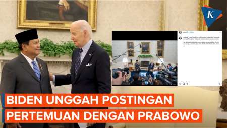 Joe Biden Unggah Foto Momen Pertemuan dengan Prabowo di Media Sosial