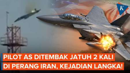 Pilot AS 2 Kali "Apes" Ditembak Jatuh Di Perang Iran, Analis Militer: Kejadian Langka!