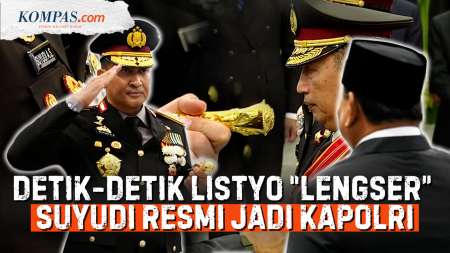 [FULL] Pelantikan Kapolri Baru, Detik-detik Jenderal Suyudi Genggam Tongkat Komando