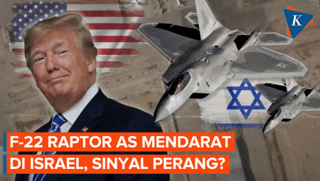 Siap Hadapi Iran, AS Resmi Kirim Jet Siluman F-22 Raptor Ke Israel