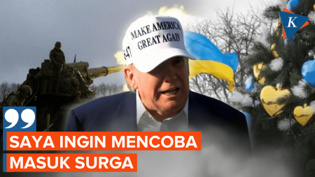 Trump: Mengakhiri Perang di Ukraina Bisa Bantu Saya Masuk Surga