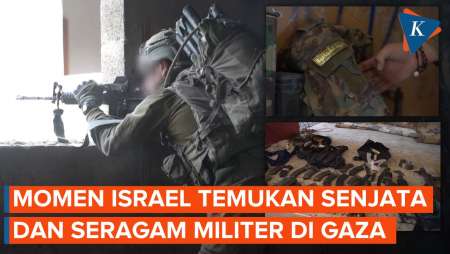 Momen Israel Temukan Beragam Jenis Senjata dan Seragam Militer dalam…