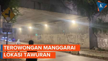 Polisi Jaga Terowongan Manggarai yang Jadi Lokasi Tawuran