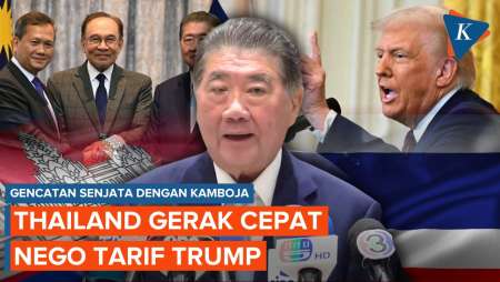 Gencatan Senjata dengan Kamboja, Thailand Langsung Nego Tarif Trump