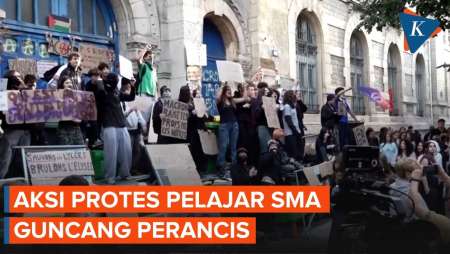 Pelajar SMA Demo, Perancis Tutup 400 Sekolah