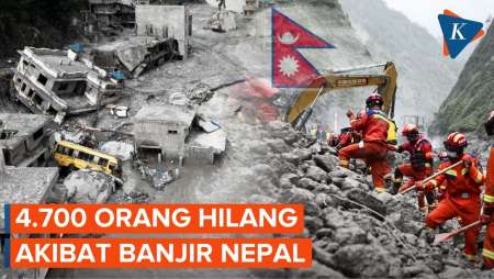 Korban Hilang Banjir Nepal Capai 4.700 Orang, Ratusan WNA-Peziarah Belum Ditemukan
