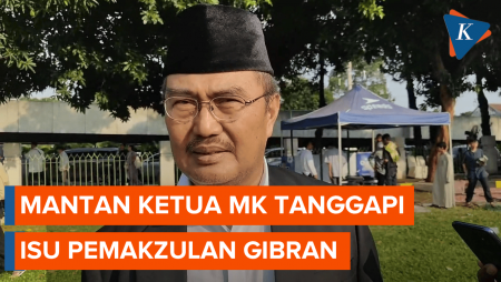 Eks Ketua MK Tanggapi Usulan Pemakzulan Wapres Gibran