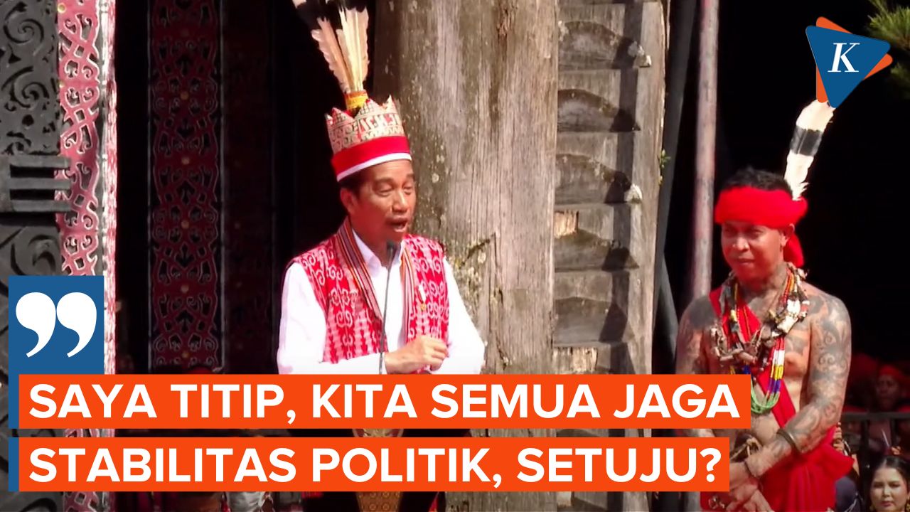 Jokowi Minta Tak Ada Gesekan dan Adu Domba di Tahun Politik