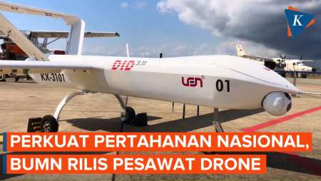 BUMN PT LEN Perkenalkan Pesawat Drone UAV DID 3.11 Buatan Anak Bangsa