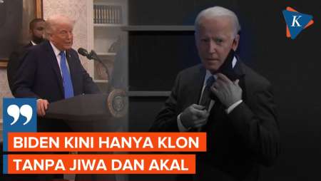 Trump Sebarkan Teori Konspirasi, Sebut Biden Telah Tiada dan Digantikan “Replika”
