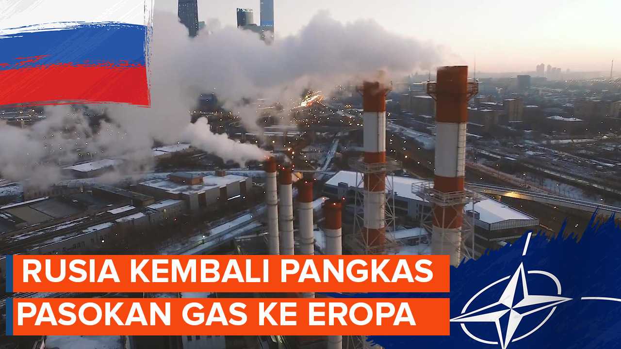 Gazprom Umumkan Pangkas Pasokan Gas ke Eropa