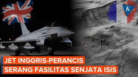 Jet Tempur Perancis Dan Inggris Serang Fasilitas Senjata Yang Diduga Milik ISIS Di Suriah