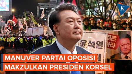 Partai Oposisi Manuver Makzulkan Presiden Korsel Yoon Suk-yeol