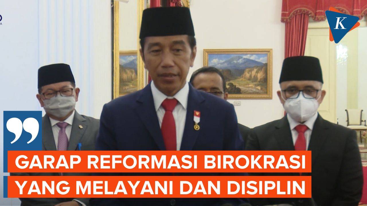 Pesan Jokowi untuk Menpan RB yang Baru