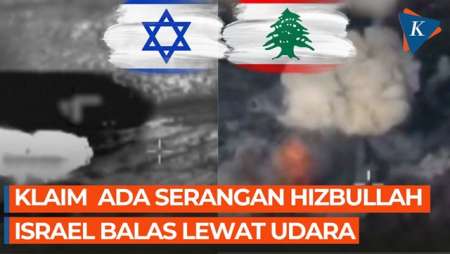 Detik-detik Israel Gempur Infrastruktur Hizbullah usai Diserang Rudal Anti-Tank