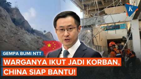 China Pantau Gempa NTT: Warganya Terluka, Beijing Siap Kirim Bantuan