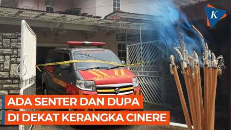 Senter dan Dupa Ditemukan Dekat Kerangka Ibu-Anak di Cinere