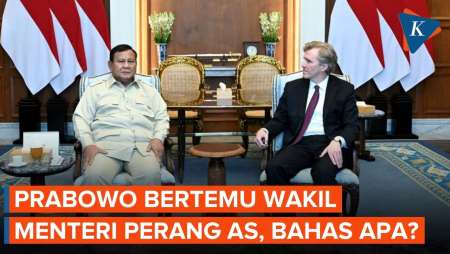 Prabowo Bertemu Wakil Menteri Perang AS Di Istana, Bahas Apa?