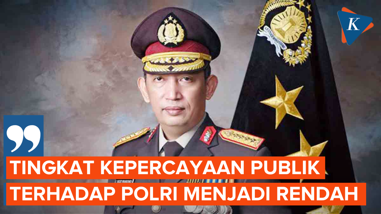Di Hadapan Jokowi, Kapolri Akui Tingkat Kepercayaan Publik Merosot