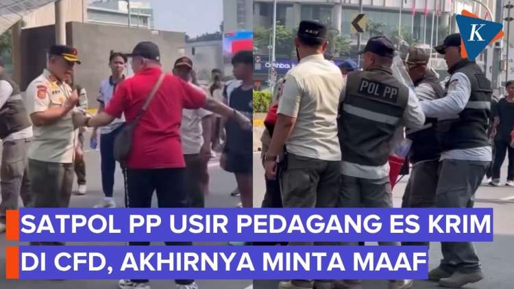 Es Krim Dibungkam Satpol PP, CFD Jakarta Panas Dingin