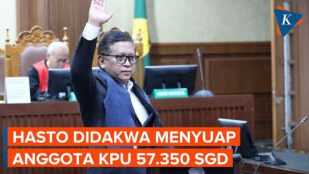 Hasto Didakwa Bersama Harun Masiku Menyuap Anggota KPU