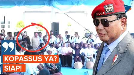 Presiden Prabowo Tunjukkan Sosok Jenderal Kopassus Yang Jadi Pengawalnya