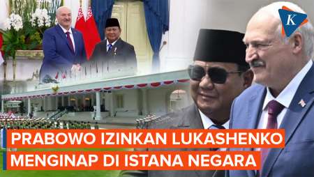 Lukashenko Jadi Presiden Negara Pertama Yang Menginap Di Istana Negara