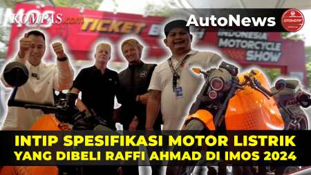 Raffi Ahmad Main ke IMOS 2024, Beli Motor Listrik Rp 750 Juta