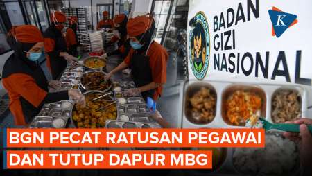 Bersih-bersih BGN! 261 Pegawai Dipecat, 833 Dapur MBG Ditutup