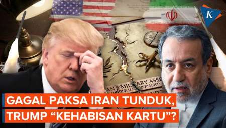 Ngebet Akhiri Perang, Trump "Kehabisan Kartu" Untuk Paksa Iran Tunduk?