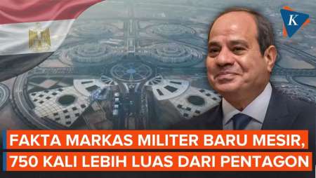 750 Kali Lebih Luas Dari Pentagon, Ini Fakta Markas Baru Militer Mesir "The Octagon"