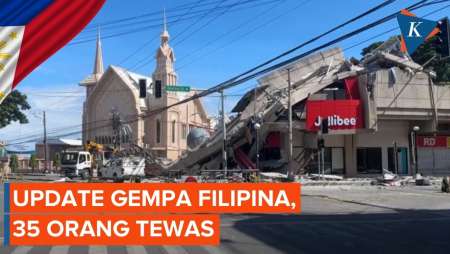 Update Gempa Filipina: 35 Tewas, Lebih Dari 130 Gempa Susulan Guncang Mindanao