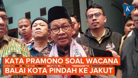 Beda Pendapat Pramono soal Ridwan Kamil Ingin Pindahkan Balai Kota ke Jakut