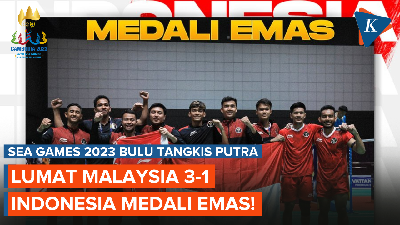 Hasil Final Bulu Tangkis Beregu Putra di SEA Games 2023: Indonesia Raih Emas Usai Lumat Malaysia 3-1