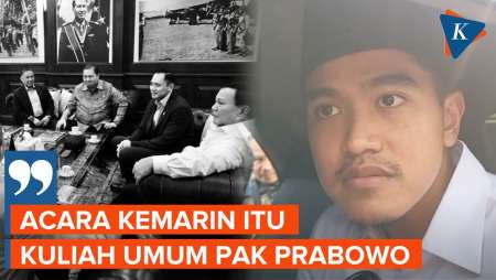 Kumpul Bareng Ketum KIM di Kemhan, Kaesang: Itu Kuliah Umum Pak Prabowo