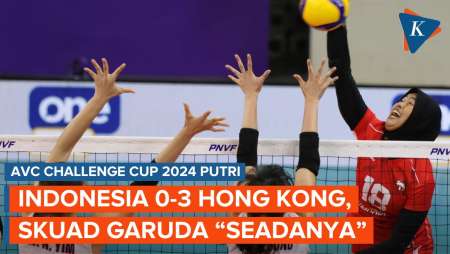 Hasil AVC Challenge Cup 2024 Putri: Poin 10 Beruntun Tak Selamatkan Indonesia