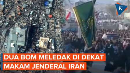 Rekaman Satelit Sebelum Bom Guncang Peringatan Kematian Jenderal Iran