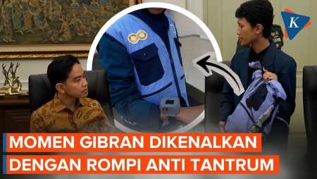 [FULL] Gibran Dikenalkan Dengan Rompi Anti-tantrum Karya Mahasiswa Brawijaya