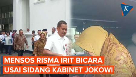 Momen Risma Kembali ke Istana, Tetap Bungkam Saat Ditanya soal Arahan Jokowi