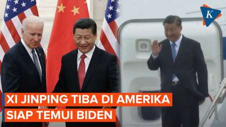 Momen Xi Jinping Tiba di San Francisco, Siap Temui Joe Biden