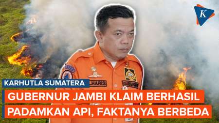 Viral Gubernur Jambi Lapor ke Prabowo Berhasil Padamkan Karhutla, Faktanya Makin Meluas