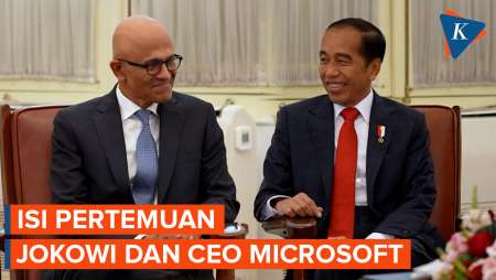 Bertemu Jokowi, CEO Microsoft Bakal Investasi AI dan Pusat Riset