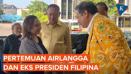 Eks Presiden Filipina Gloria Arroyo Sambangi Kantor Golkar, Ada Apa?