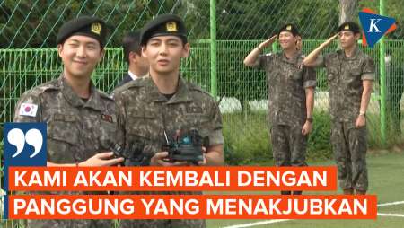 V BTS Selesai Wajib Militer, Kim Tae-Hyung: Kami Akan Kembali ke Panggung