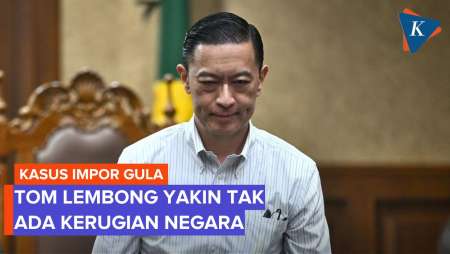 Laporkan Auditor BPKP, Tom Lembong Yakin Tak Ada Kerugian Negara Saat Impor Gula