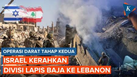 Israel Mulai Operasi Darat Tahap Kedua di Lebanon, Kerahkan Divisi Lapis Baja