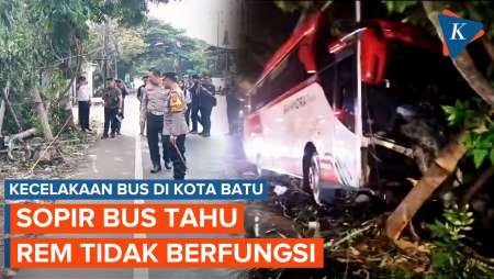 Penyebab Kecelakaan di Kota Batu, Polisi Ungkap Sopir Tahu Rem Bus Blong