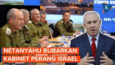 PM Netanyahu Bubarkan Kabinet Perang Israel