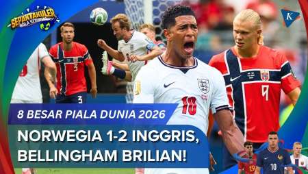 Hasil Norwegia Vs Inggris 1-2: Jude Bellingham Borong 2 Gol, Three Lions Ke Semifinal