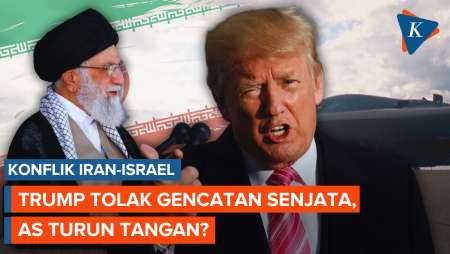 Trump Tolak Gencatan Senjata, AS Terjun dalam Konflik Iran-Israel?